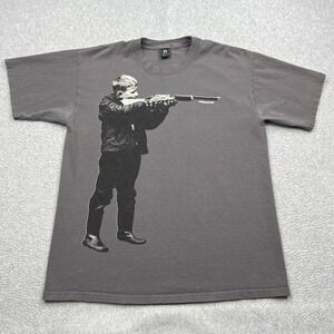 Freshjive Monsters of Madness Shirt Mens Large Gray Kids Gun Retro Rifle Tee USA